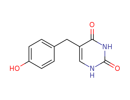 2,4(1H,3H)-Pyrimidinedione,5-[(4-hydroxyphenyl)methyl]- cas  17187-50-7