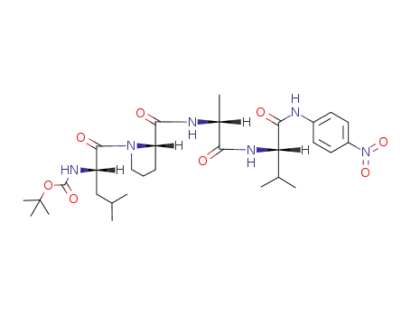 L-Valinamide,
N-[(1,1-dimethylethoxy)carbonyl]-L-leucyl-L-prolyl-D-alanyl-N-(4-nitrophen
yl)-