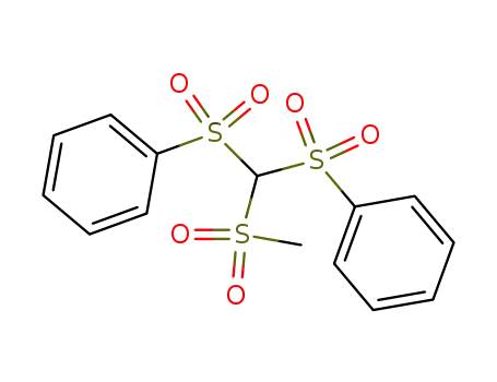 Molecular Structure of 2394-07-2 (Benzene, 1,1'-[[(methylsulfonyl)methylene]bis(sulfonyl)]bis-)