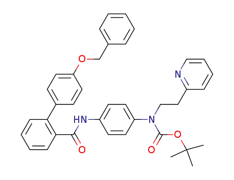 4-benzyloxy-2'-[(4-{(tert-butoxycarbonyl)[2-(2-pyridinyl)ethyl]amino}anilino)carbonyl]-1,1'-biphenyl