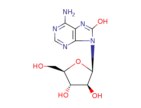 6-amino-9-β-<i>D</i>-arabinofuranosyl-7,9-dihydro-purin-8-one