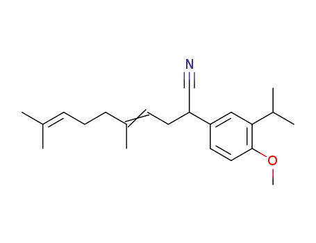 alpha-[(2E)-3,7-Dimethyl-2,6-octadien-1-yl]-4-methoxy-3-(1-methylethyl)benzeneacetonitrile