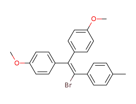 Benzene, 1,1'-[bromo(4-methylphenyl)ethenylidene]bis[4-methoxy-