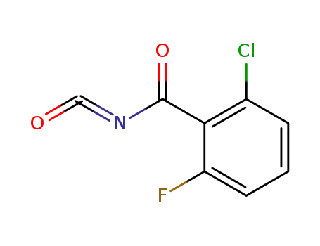 Molecular Structure of 71791-39-4 (Benzoyl isocyanate, 2-chloro-6-fluoro-)