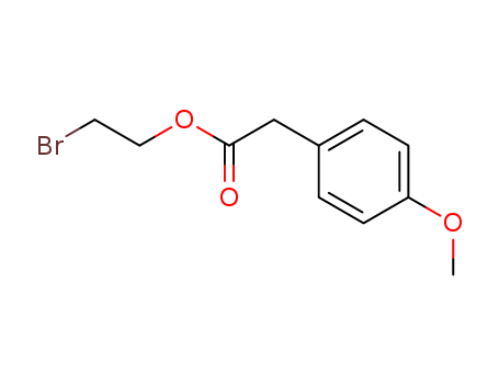 2-bromoethyl 2-(4-methoxyphenyl)acetate cas  80336-89-6