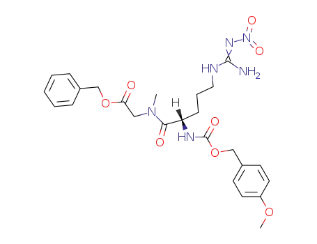 Z(OMe)-Arg(NO<sub>2</sub>)-Sar-OBzl