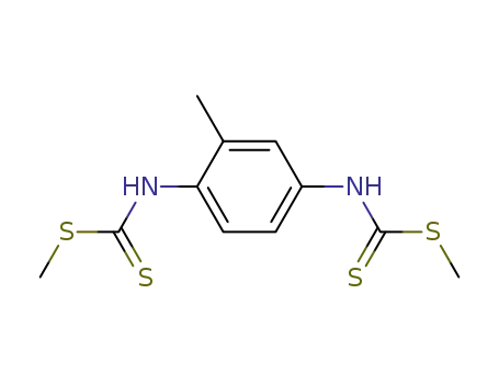Molecular Structure of 19972-70-4 (N,N'-(2,5-Tolylene)bis(methyldithiocarbamate))