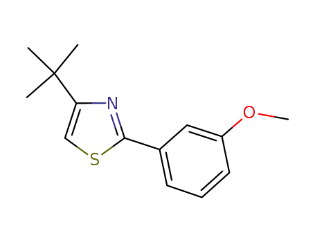 Molecular Structure of 940303-80-0 (4-tert-butyl-2-(3-methoxyphenyl)-1,3-thiazole)