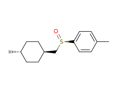 1-Methyl-4-((R)-4-methyl-cyclohexylmethanesulfinyl)-benzene