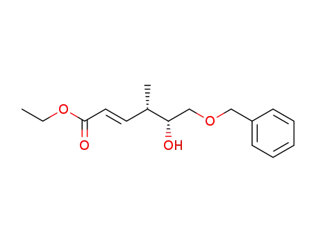 ethyl (4S,5R)-6-benzyloxy-5-hydroxy-4-methyl-2-hexenoate