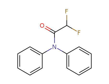 Molecular Structure of 340-97-6 (N,N-Diphenyl-<difluor-acetamid>)