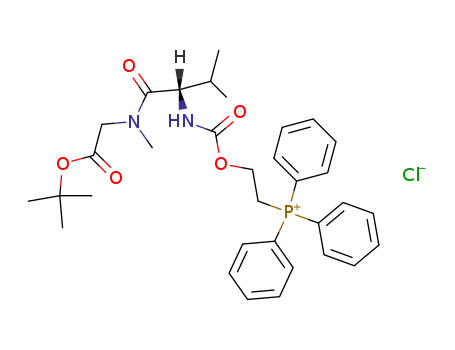 <N-<2-(Triphenylphosphonio)ethoxycarbonyl>valyl>sarkosin-tert-butylester-chlorid