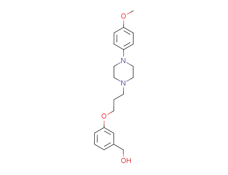 Molecular Structure of 119335-96-5 ((3-{3-[4-(4-methoxyphenyl)piperazin-1-yl]propoxy}phenyl)methanol)