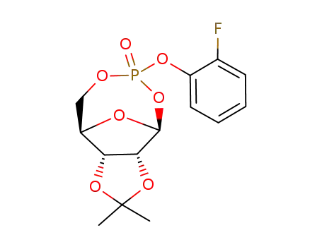 2,3-O-isopropylidene-β-D-ribofuranose cyclic 1,5-(2-fluorophenyl)phosphate