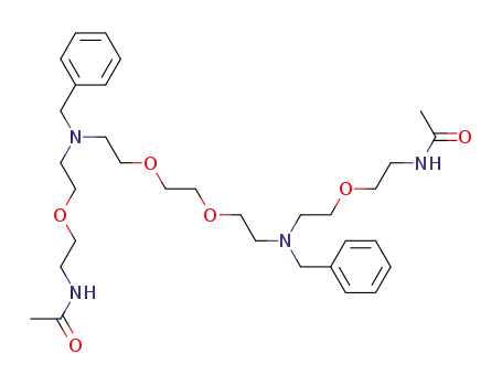 N-{2-[2-({2-[2-(2-{[2-(2-Acetylamino-ethoxy)-ethyl]-benzyl-amino}-ethoxy)-ethoxy]-ethyl}-benzyl-amino)-ethoxy]-ethyl}-acetamide