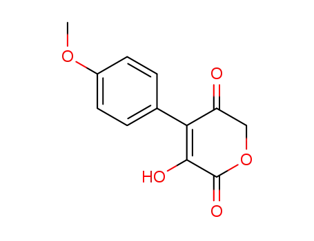 3-Hydroxy-4-(4-methoxyphenyl)-2H-pyran-2,5(6H)-dion