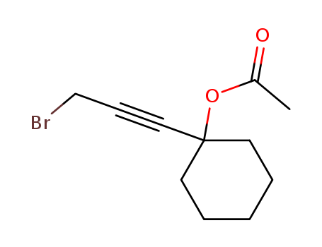 1-(3-bromoprop-1-ynyl)cyclohexyl acetate