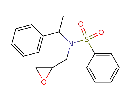 Molecular Structure of 87689-53-0 (N-(oxiran-2-ylmethyl)-N-(1-phenylethyl)benzenesulfonamide)