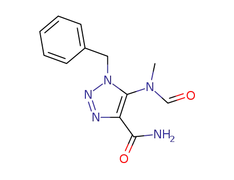 3-benzyl-4-N-methylformamido-1,2,3-triazole-5-carboxamide