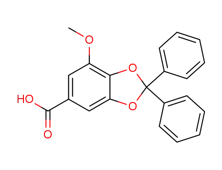 7-메톡시-2,2-디페닐-1,3-벤조디옥솔-5-카르복실산