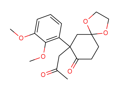 1,4-Dioxaspiro[4.5]decan-8-one,
7-(2,3-dimethoxyphenyl)-7-(2-oxopropyl)-