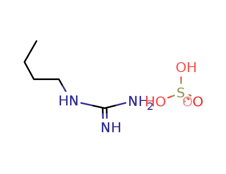 Molecular Structure of 4121-86-2 (Guanidine, butyl-, sulfate (1:1))