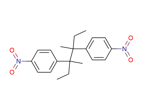 Molecular Structure of 345651-60-7 (Benzene, 1,1'-(1,2-diethyl-1,2-dimethyl-1,2-ethanediyl)bis[4-nitro-)