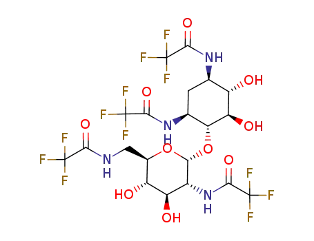 Molecular Structure of 61066-03-3 (1,2',3,6'-tetrakis-N-(trifluoroacetyl)neamine)