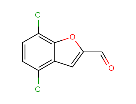 2-Benzofurancarboxaldehyde, 4,7-dichloro-
