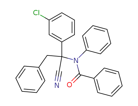 N-[1-(3-Chloro-phenyl)-1-cyano-2-phenyl-ethyl]-N-phenyl-benzamide