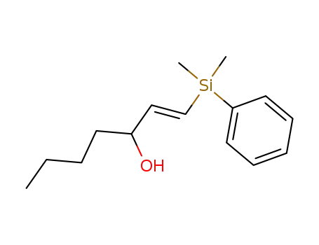 (E)-1-(dimethyl(phenyl)silyl)hept-1-en-3-ol