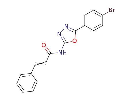(E)-N-[5-(4-Bromo-phenyl)-[1,3,4]oxadiazol-2-yl]-3-phenyl-acrylamide