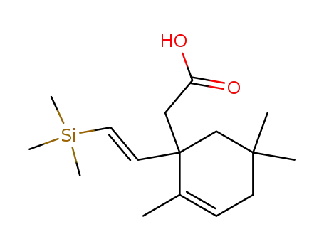 [2,5,5-Trimethyl-1-((E)-2-trimethylsilanyl-vinyl)-cyclohex-2-enyl]-acetic acid