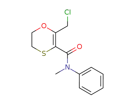 2-(chloromethyl)-5,6-dihydro-N-methyl-N-phenyl-1,4-oxathiin-3-carboxamide