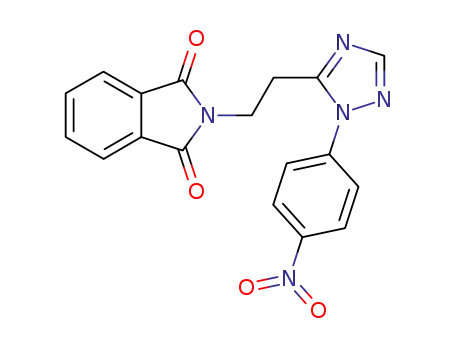 1H-Isoindole-1,3(2H)-dione,
2-[2-[1-(4-nitrophenyl)-1H-1,2,4-triazol-5-yl]ethyl]-