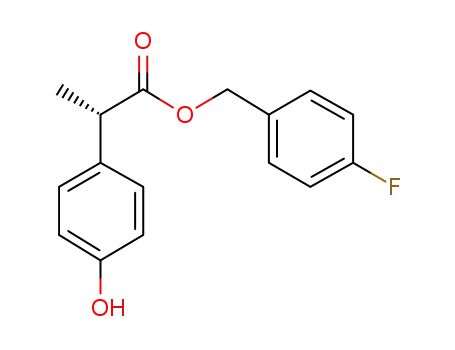(S)-(+)-2-(4-hydroxyphenyl)propionic acid 4-fluorobenzyl ester