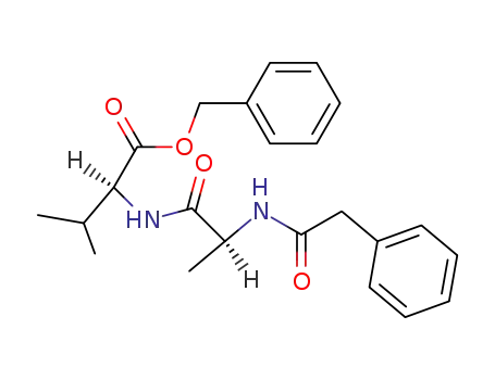 Molecular Structure of 116912-11-9 (N-(Phenylacetyl)-L-alanyl-L-valin-benzylester)