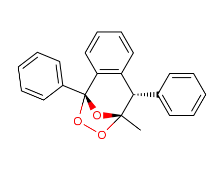 (1R,8S,9S)-9-Methyl-1,8-diphenyl-10,11,12-trioxa-tricyclo[7.2.1.0<sup>2,7</sup>]dodeca-2<sup>(7)</sup>,3,5-triene