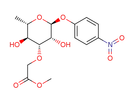 p-nitrophenyl 3-O-methoxycarbonylmethyl-α-L-rhamnoside