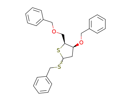 benzyl 3,5-di-O-benzyl-2-deoxy-1,4-dithio-α-threo-L-threo-pentofuranoside