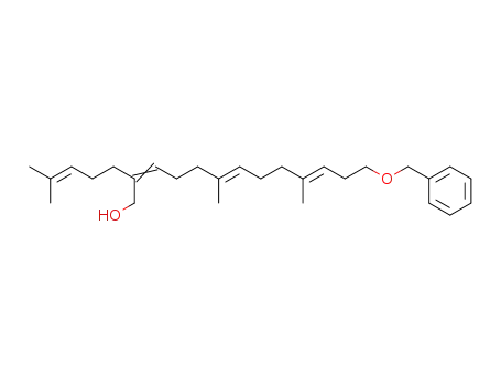 (2E/Z,6E,10E)-13-(benzyloxy)-6,10-dimethyl-2-(4-methyl-3-pentenyl)-2,6,10-tridecatrien-1-ol