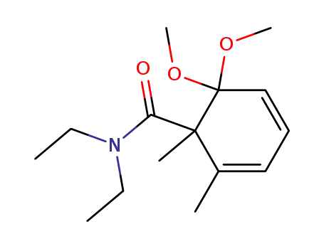 2,4-Cyclohexadiene-1-carboxamide,
N,N-diethyl-6,6-dimethoxy-1,2-dimethyl-