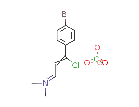 Methanaminium,N-[3-(4-bromophenyl)-3-chloro-2-propenylidene]-N-methyl-, perchlorate