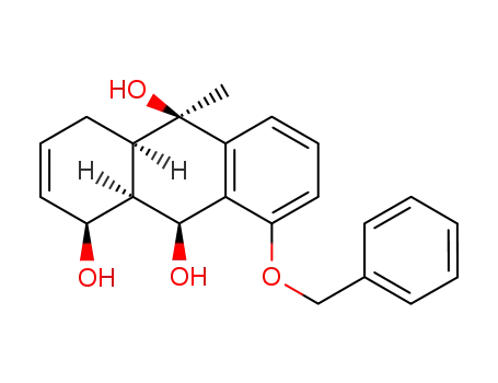 (1S,4aR,9S,9aR,10R)-8-Benzyloxy-10-methyl-1,4,4a,9,9a,10-hexahydro-anthracene-1,9,10-triol