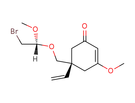 5-(2-Bromo-1-methoxy-ethoxymethyl)-3-methoxy-5-vinyl-cyclohex-2-enone