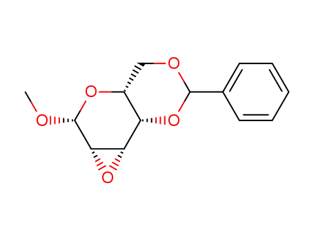 Molecular Structure of 15384-57-3 (methyl 2,3-anhydro-4,6-O-benzylidene-β-D-talopyranoside)