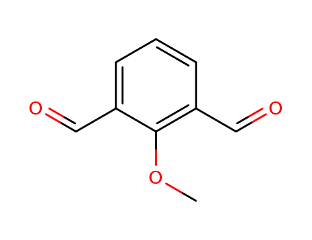 Molecular Structure of 1951-37-7 (1,3-Benzenedicarboxaldehyde, 2-methoxy-)