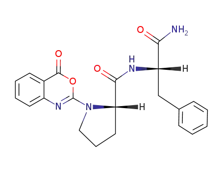 L-Phenylalaninamide, 1-(4-oxo-4H-3,1-benzoxazin-2-yl)-L-prolyl-