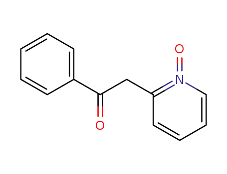 Molecular Structure of 61395-07-1 (2-(1-oxidopyridin-2-yl)-1-phenylethanone)