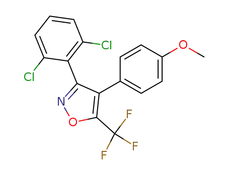3-(2,6-Dichloro-phenyl)-4-(4-methoxy-phenyl)-5-trifluoromethyl-isoxazole